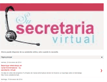 Tablet Screenshot of blog.susecretaria-virtual.com